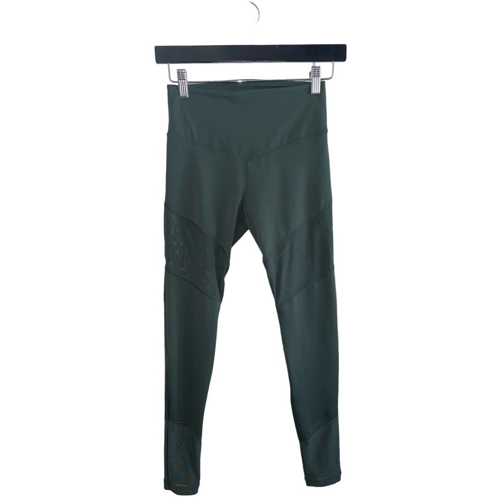 Lurv Green Mesh Activewear Leggings
